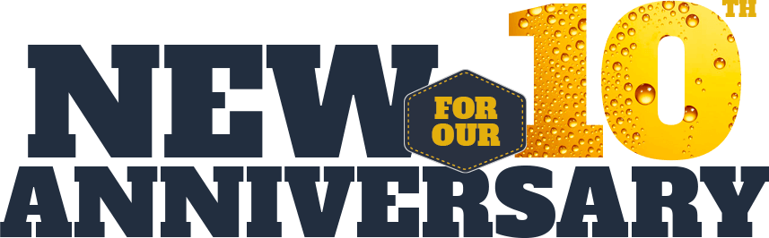New for our 10th Anniversary